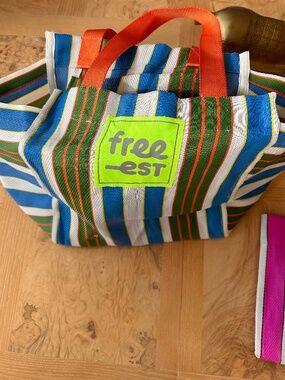 Two Free People free EST tote “shopping/beach bags”.